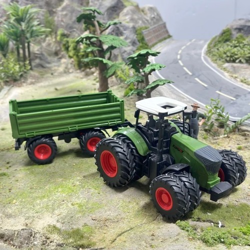Large farm tractor - toy, set