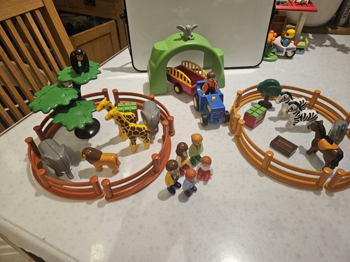 Playmobil zoo used - zoo.,
