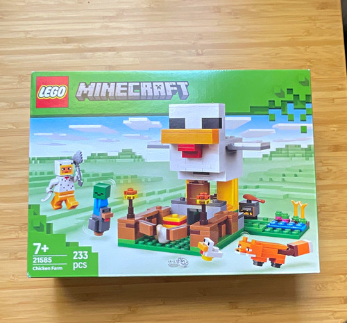 Lego minecraft chicken - minecraft, farm