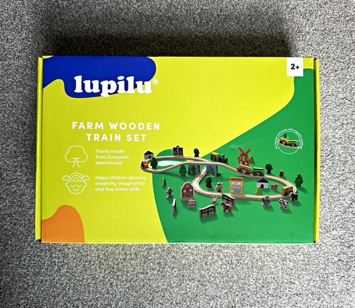 Lupilu wooden farm train - lupilu,