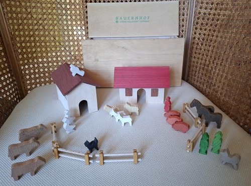 Wooden farm set - wooden,