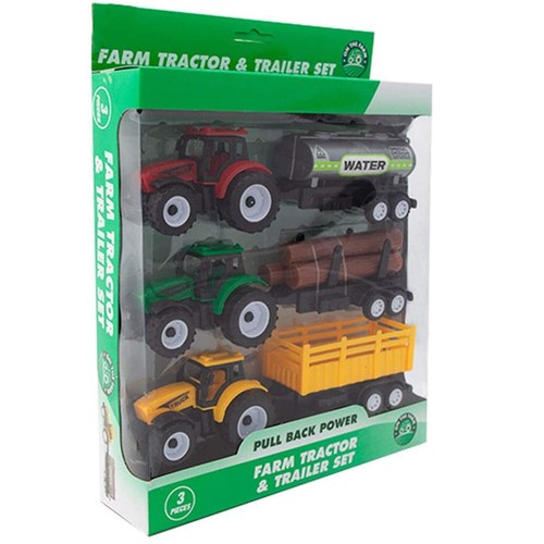 Farm tractor and trailer - farm,