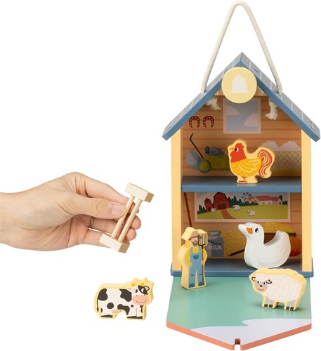 Wooden farm set for - set,
