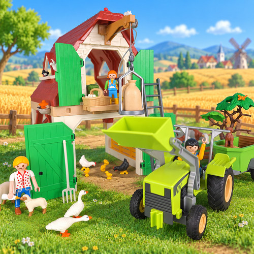 Playmobil 70887 large farm - playmobil,