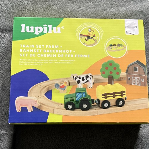 Lupilu wooden farm - lupilu, set