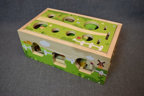 Wooden farm vegetable garden - wooden,