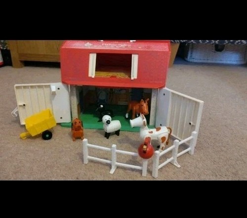 Vintage fisher price farm - fisher,