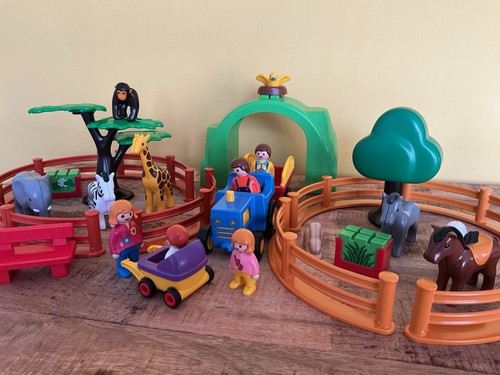 Playmobil 123 large farm - playmobil, zoo