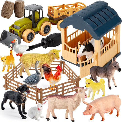 Buyger toy farm animals set - toy,