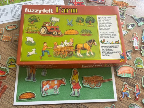 Vintage 1982 fuzzy - vintage, felt
