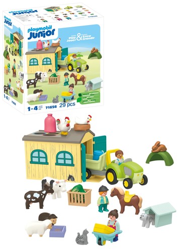 Playmobil junior 71656 - playmobil, farm
