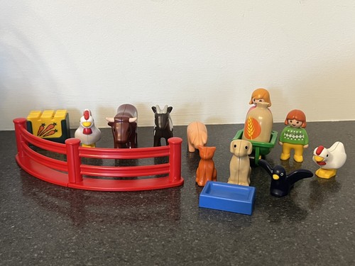Playmobil 123 farm set - farm, animals