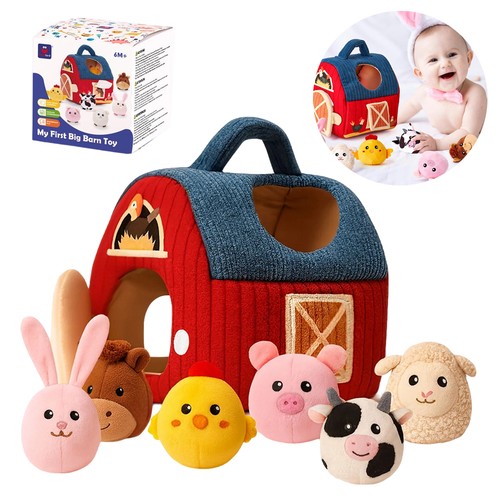7in1 stuffed farm - farm, animals