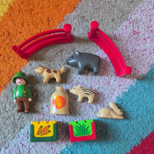 Playmobil 123 farm - 123, animals