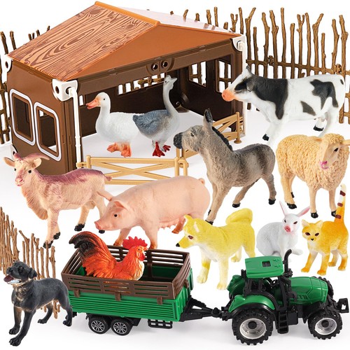 Farm animals figures set - farm,