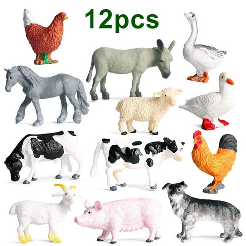 Realistic mini farm - farm, animal