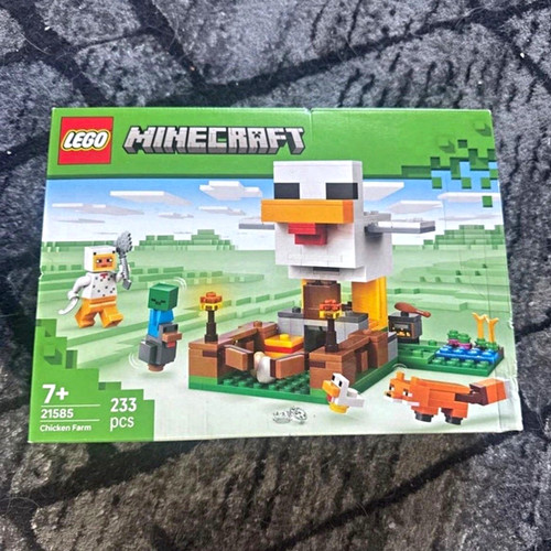 Lego minecraft chicken farm - minecraft,