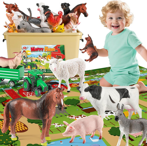 Farm animals toys with - animals,