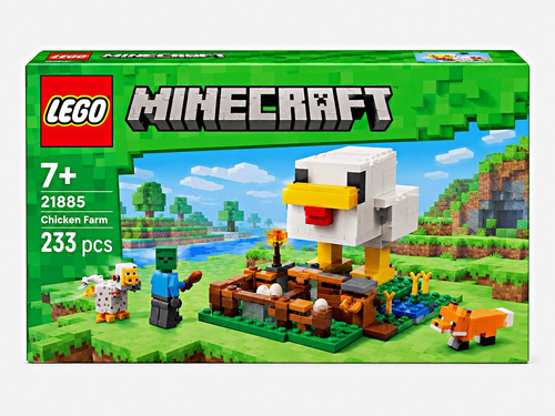 Lego minecraft chicken farm - lego,