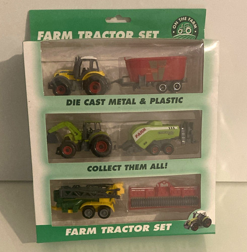 Farm tractor set - tractor,