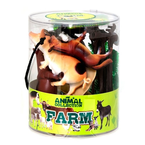 Childrens toy farm animals - childrens, set