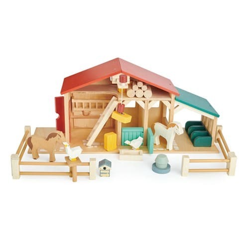 Tenderleaf wooden farm play - wooden,