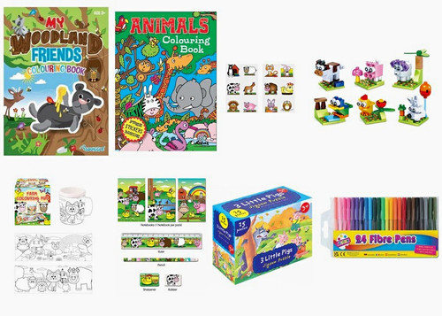 Farm activity set including - farm,