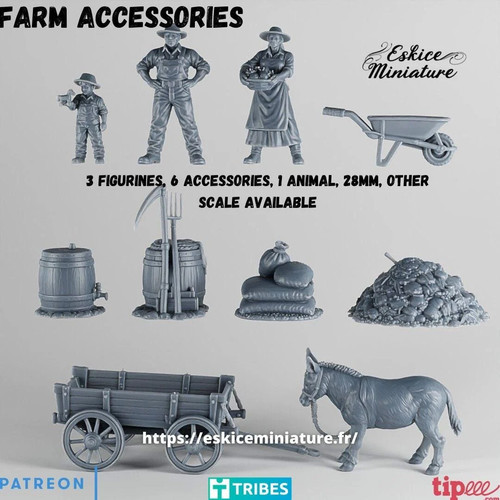 Farm scatter terrain - terrain, and