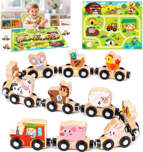 Montessori wooden magnetic - montessori,