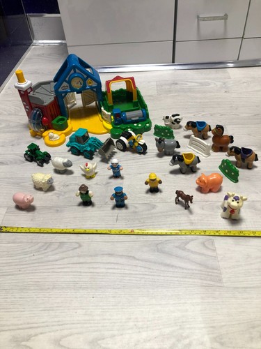 Old farm set - with, animals