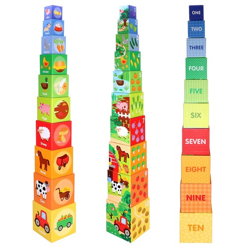 Soka 10pcs farm animals - farm,