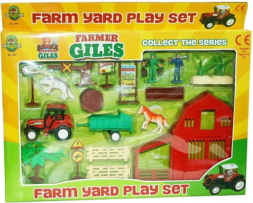 Kids farm toy set plastic - kids,