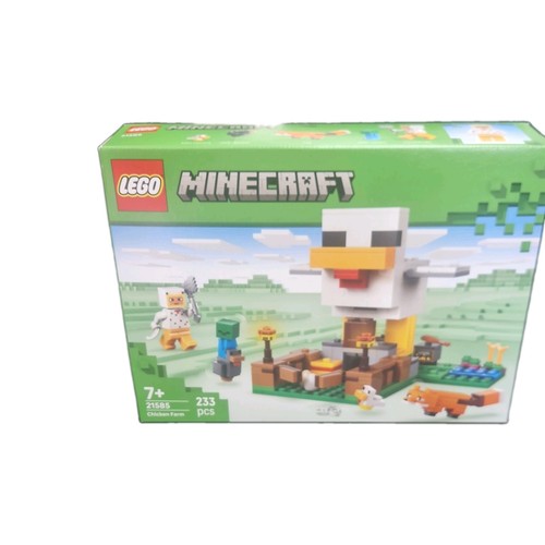 Lego minecraft chicken farm - minecraft,