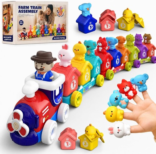 Farm animal train set piece - farm,
