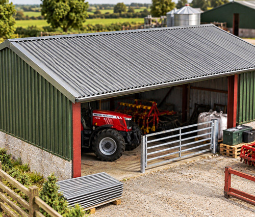 Set model farm scenery - of,
