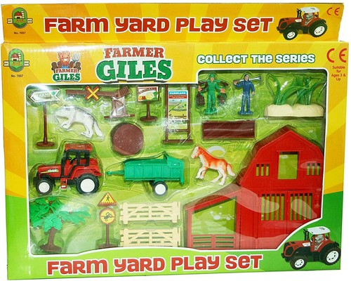 Farm set plastic - farm,
