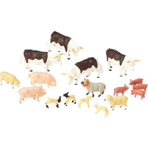 Britains farm 17pc mixed - farm,