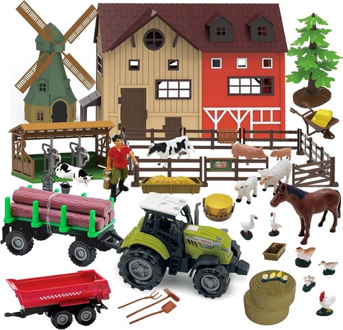 136pcs farm animals - animals, set